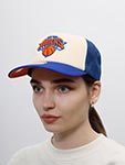 Бейсболка MITCHELL NESS арт. 5HSSSH21334-NYKOFWH New York Knicks NBA (бежевый / синий)
